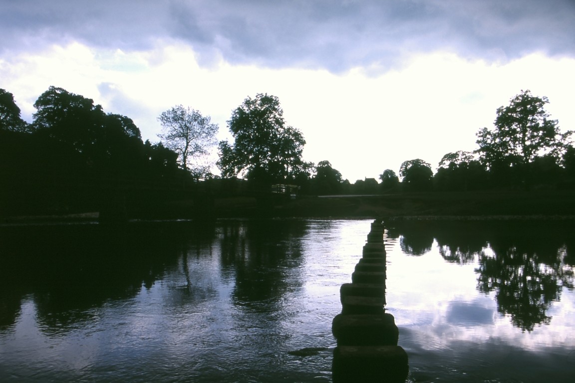 Stepping Stones Over River Wharfe